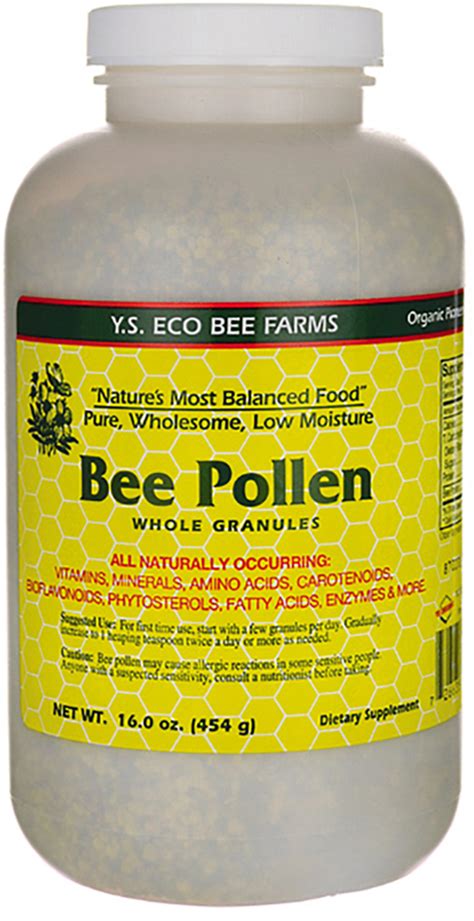 Bee Pollen Granules Whole Low Moisture 16 oz (1lb) | Benefits & Uses ...