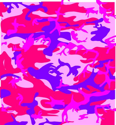 Camo -pink Clip Art at Clker.com - vector clip art online, royalty free & public domain