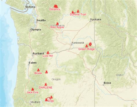 Oregon Wildfires 2024 Map - Sabra Lenora