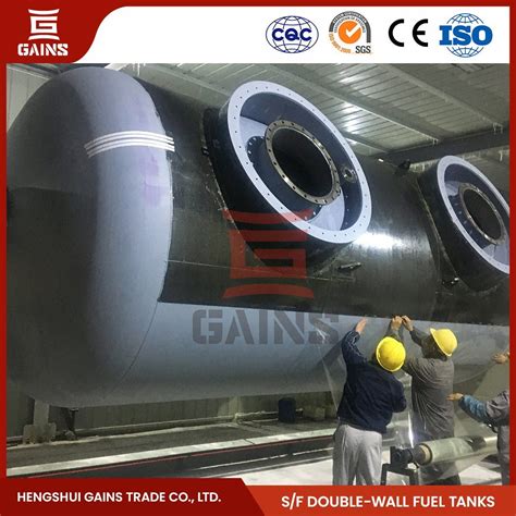 Gains 200 Gallon Double Wall Fuel Tank Manufacturers China ISO High Strength Sf Double Wall ...