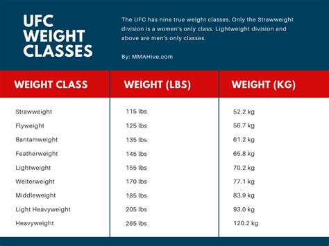 All 9 UFC Weight Classes Explained (Men & Women Divisions)