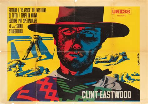 A Fistful of Dollars Original R1968 Italian Quattro Foglio Movie Poster ...