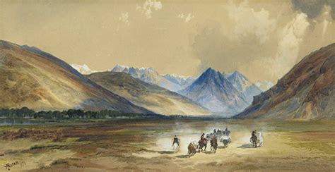 Thomas Moran (1837-1926) , Survey Party in the Valley of the Yellowstone | Christie's