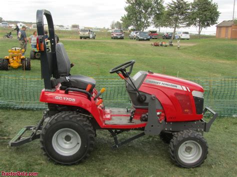 TractorData.com Massey Ferguson GC1705 tractor photos information