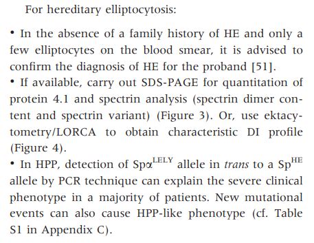 How is hereditary elliptocytosis (HE) diagnosed? • The Blood Project