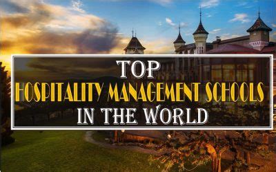 14 Best Hospitality Schools in the World – SOEG Consulting