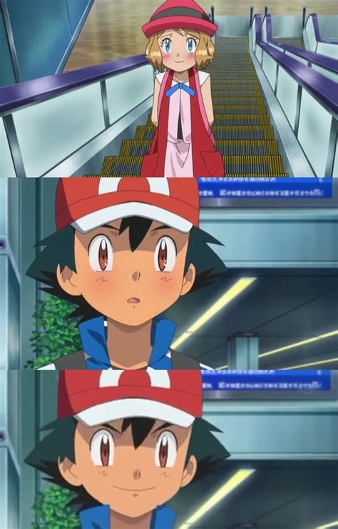 Pokemon Images: Love Pokemon Ash And Serena Kiss