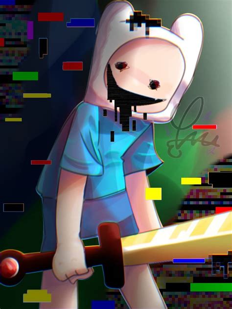 Finn glitch (2) | Adventure time wallpaper, Cartoon world, Cute drawings