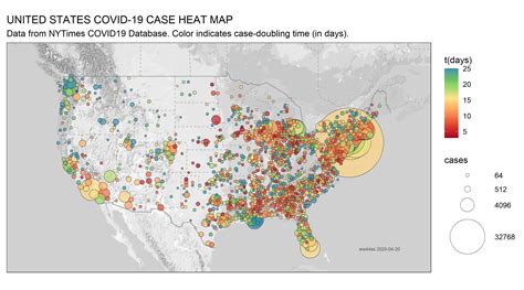 COVID Heatmap. [OC] : r/dataisbeautiful