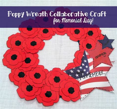 Poppy Wreath Memorial Day Craft – SupplyMe