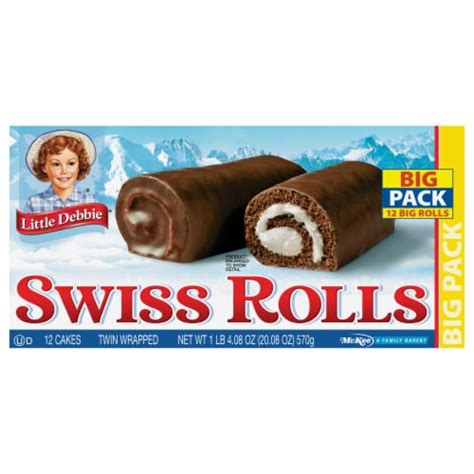 Little Debbie® Swiss Rolls Big Pack, 12 ct / 1.67 oz - Harris Teeter