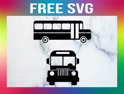 Free School Bus SVG