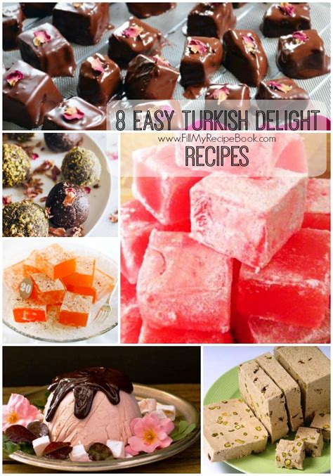 8 Easy Turkish Delight Recipes - Fill My Recipe Book