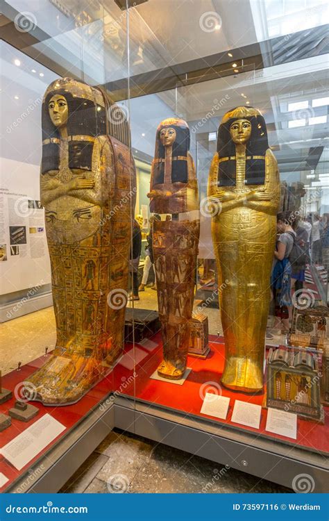 Egyptian Mummies in the British Museum Editorial Photo - Image of practices, gold: 73597116