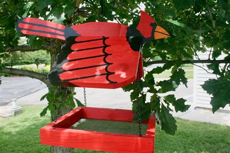 Cardinal Bird Feeder - Etsy