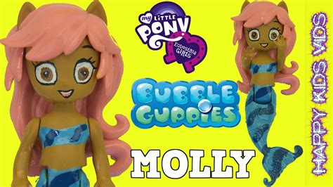 My Little Pony Bubble Guppies Molly Mermaid Equestria Girls Mini DIY ...