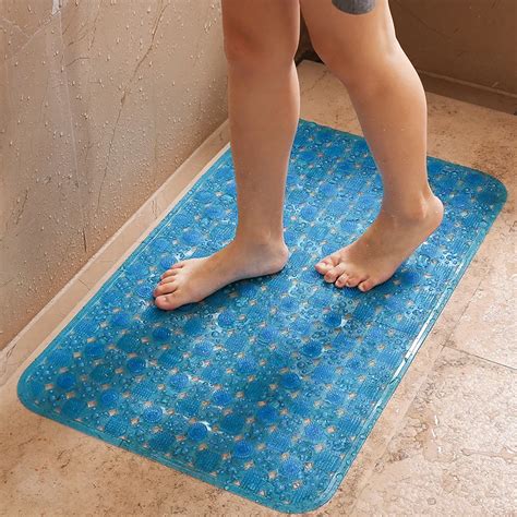 Anti Slip Bathroom Mat Large Bath Shower Foot Pad Waterproof Suction ...