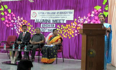 Alumni Association : Loyola College of Education | Chennai