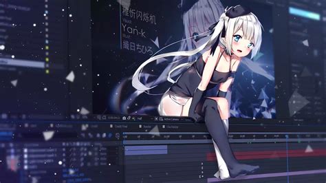 Скачать After Effects Anime Girl - Живые обои #1029