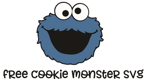 Free Cookie Monster SVG File - www.my-designs4you.com