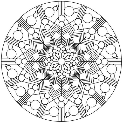 Free Geometric Mandala Coloring Pages, Download Free Geometric Mandala Coloring Pages png images ...