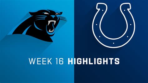 Panthers vs. Colts highlights | Week 16