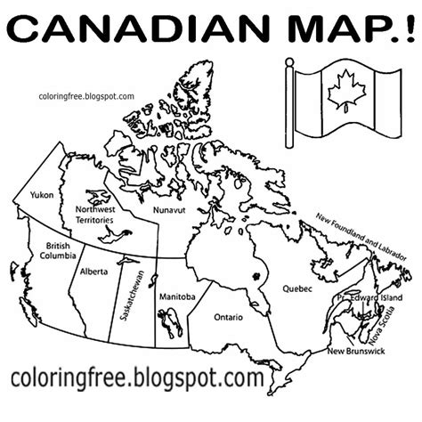 Canada Map Drawing at PaintingValley.com | Explore collection of Canada ...