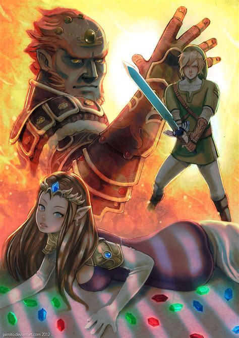 Zelda Ganon and Link by jaimito on DeviantArt