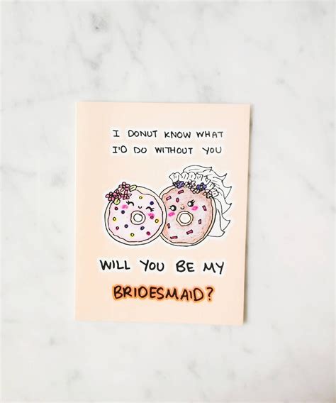 Bridesmaid card Funny Funny bridesmaid card Funny bridesmaid | Etsy