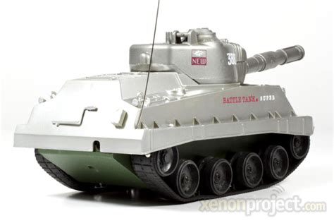 Mini RC Battle Tank B, Silver