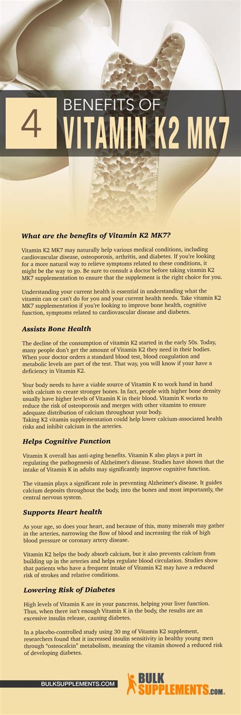 Discover the 4 Health Benefits of Vitamin K2 MK7 Softgels