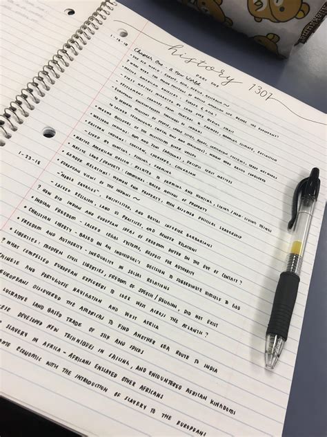 history notes! : r/Handwriting