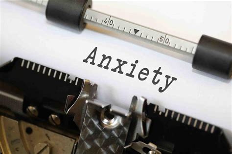 Anxiety - Free of Charge Creative Commons Typewriter image