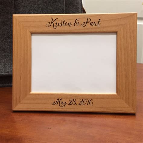 Picture Frame Personalized Picture Frame Wedding Gift