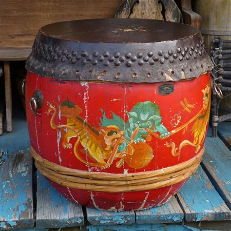 Jake Wildwood: 1950s Chinese "Lion Dance" Shigu Drum