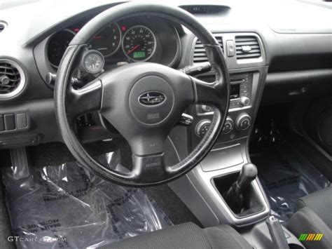 Black Interior 2005 Subaru Impreza WRX Sedan Photo #57440621 | GTCarLot.com