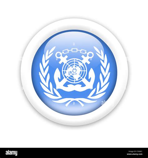 IMO - International Maritime Organization logo symbol flag Stock Photo ...