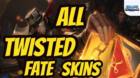 All Twisted Fate Skins Spotlight League of Legends Skin Review - YouTube