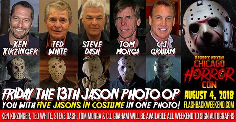 Flashback Weekend Chicago Horror Convention News Blog: AMAZING Friday the 13th Photo Op - You ...