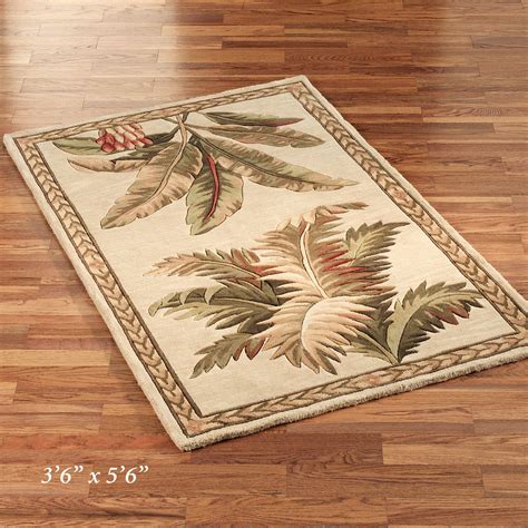 Tropical Retreat Round Area Rugs