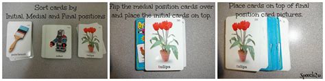 Articulation Card Deck organization - Speech 2U