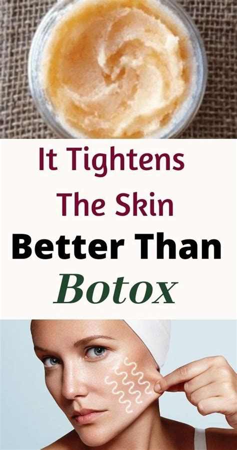 Skin Tightening Homemade Wrinkle Cream That Works Better Than Botox in ...