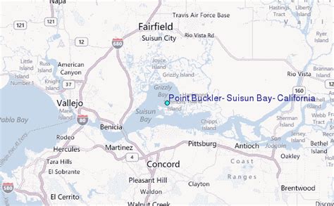 Point Buckler, Suisun Bay, California Tide Station Location Guide