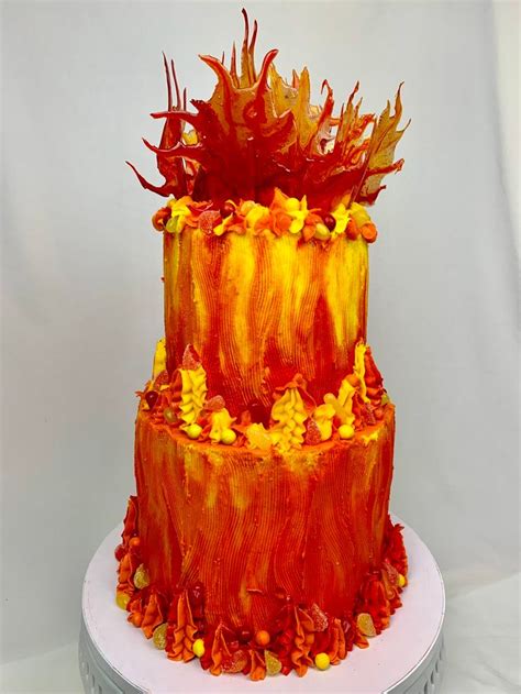 fire cake - Google Search in 2020 | Fire cake, Cake, Desserts