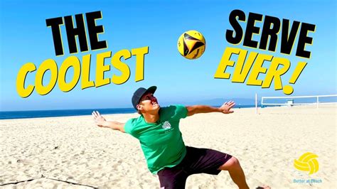 The COOLEST Volleyball Serve EVER! (How to Serve a Skyball!)