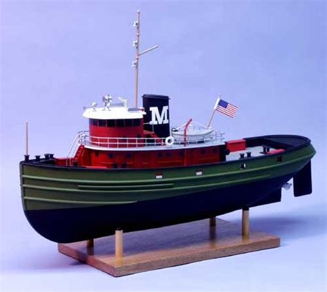 Carol Moran Harbor Tugboat Kit Dumas Plastic Model Ship Kit