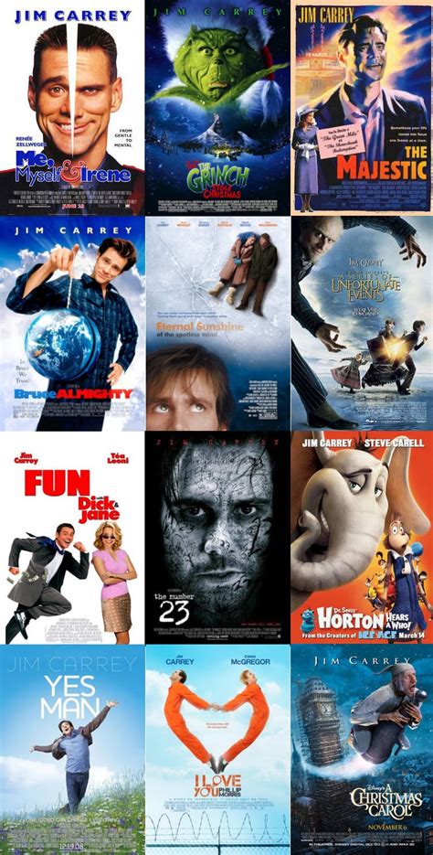 12 Movies in 10 Years! Which 2000s JIM CARREY movie(s) do you like, and ...