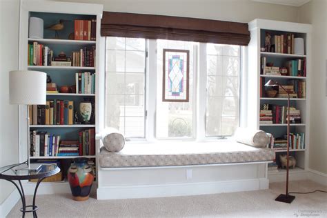 Built in shelves around window | Bookshelves built in, Built in bookcase, Home decor