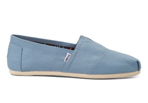 Toms Mens Canvas Classics in Blue for Men | Lyst