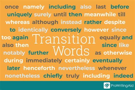 Transition Words and Phrases in English (2023)